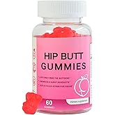 Laicuherb BBL Gummies for Women Curves-Berry Flaovr Booty Gummies with Vitamin A, C, B6, 60 Count Bear Shape Herbal Blend