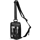 VIPERADE CHS2 Small EDC Sling Bag, Tactical Fanny Pack for Men, Molle Pouch Crossbody Backpack with Adjustable Shoulder Strap, Utility Chest Pouch Bag for Hiking/Traveling/Bush-Craft