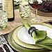 Worldexplorer Handmade Concave Wood Napkin Rings - Artisan Crafted In India (Pack Of 6)