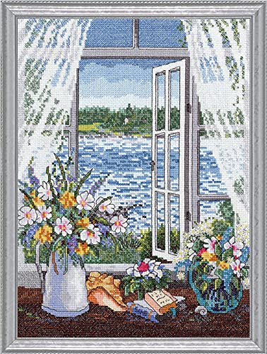 Janlynn Design Works Kit point de croix compté Motif brise de l'océan 23 x 30 cm