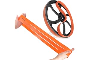 [2 Pack] 12 inch x 7/8 inch x .095 inch Urethane Band Saw Tires - No Adhesive Needed - Compatible with Branded Bandsaws Inclu