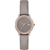 Lacoste.12.12 Swift Women's 3H Quartz Watch, Leather Strap - Water Resistant Up to 3ATM/30 Meters - Modern, Stylish Timepiece - Gift for Her