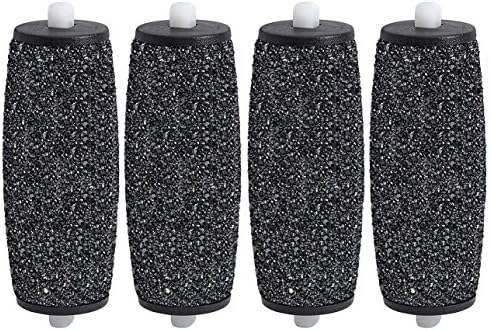 4 x PEDI EXTRA Hard Skin Remover Coarse Replacement Rollers Heads for Scholl Velvet Smooth Express Refill Diamond Compatible Replacement Rollers Heads