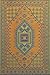 Mad Mats Outdoor Rug, Reversible Plastic Mat for Patio, Porch, Deck, Kitchen & Bath, Turkish, 6' x 9', Aqua