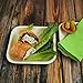 Leafily Palm Leaf Plates - 8 inch Square - Heavy Duty - Elegant - 100% Compostable - Better than Bamboo or Wood - Disposable - Biodegradable - Premium Party Plates - USDA Certified - 22 Count