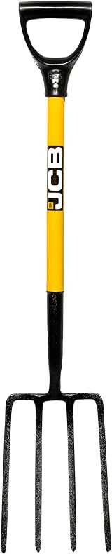 JCB Garden Fork Professional Solid Forged Lightweigh t Long Handle view 3