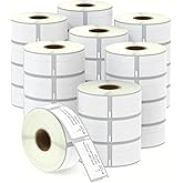 BETCKEY - Compatible DYMO 1738595 (3/4" x 2-1/2") Barcode/File Labels - Compatible with DYMO Labelwriter 450, 4XL, NOT FIT 550 & 5XL [28 Rolls/12600 Labels]