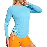IUGA Rash Guard for Women UPF 50+ Long Sleeve Sun Shirts Swim Shirts for Women Lightweight UV Protection Shirts Hiking Tops