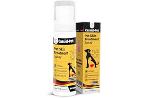 Cassiel pet Hot Spot Spray for Dogs, Itch Relief Spray & Hot Spot Treatment for Dogs, Helps Alleviate Allergies Dry Itchy Skin, Wound Care Spray for All Animals, 2.02oz