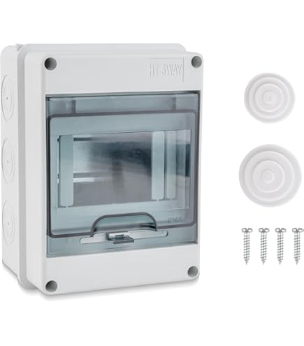 KERWINN 2 Way Distribution Protection Box,ABS/PC Alloy Plastic