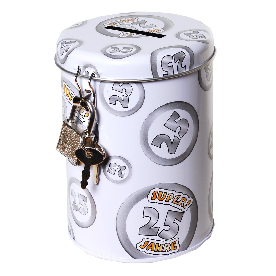 Box 25?Silver Anniversary, metal, approx. 11 x 8.5 CM