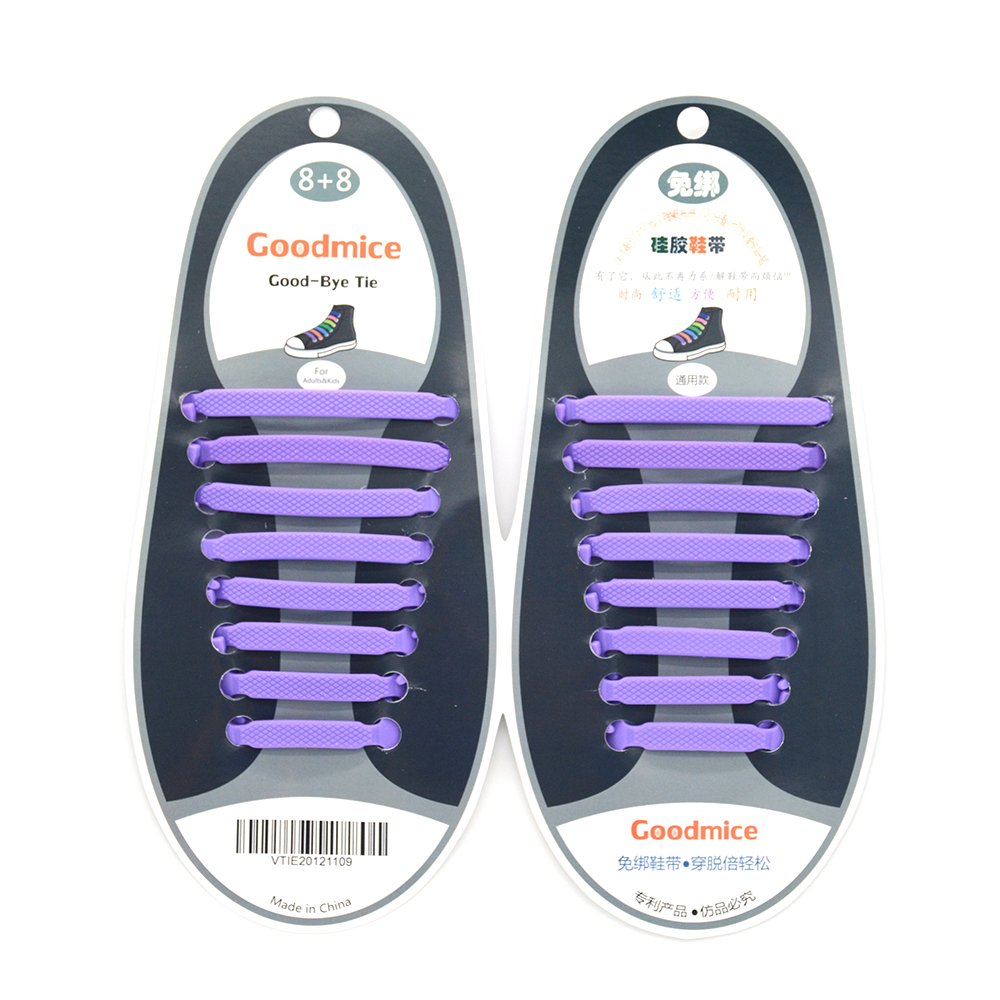 16pcs New Design Convenient No Tie Shoelaces Set Silicone Elastic Shoe Lace