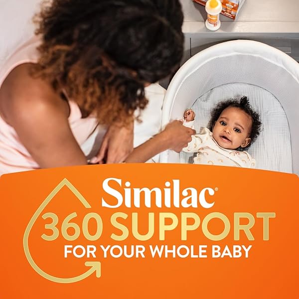 SIMILAC 360 TOTAL CARE SENSITIVE INFANT FORMULA FOR FUSSINESS & GAS DUE TO LACTOSE SENSITIVITY, HAS 5 HMO PREBIOTICS, NON-GMO, BABY FORMULA, READY TO FEED, 2-FL-OZ BOTTLE, PACK OF 12