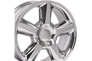 OE WHEELS LLC OE Wheels CV83 20 Inch Rim Fits Tahoe Style 6x139.7 20x8.5 Chrome - Hollander 5308 (1)