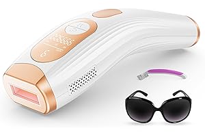 Finequin Laser Hair Removal, IPL Laser Hair Removal for Women and Men Permanent, Hair Removal Device with 3.0 IPL Red Light Wave, Home Laser Hair Removal Device for Facial Legs Armpits Bikini Body Use