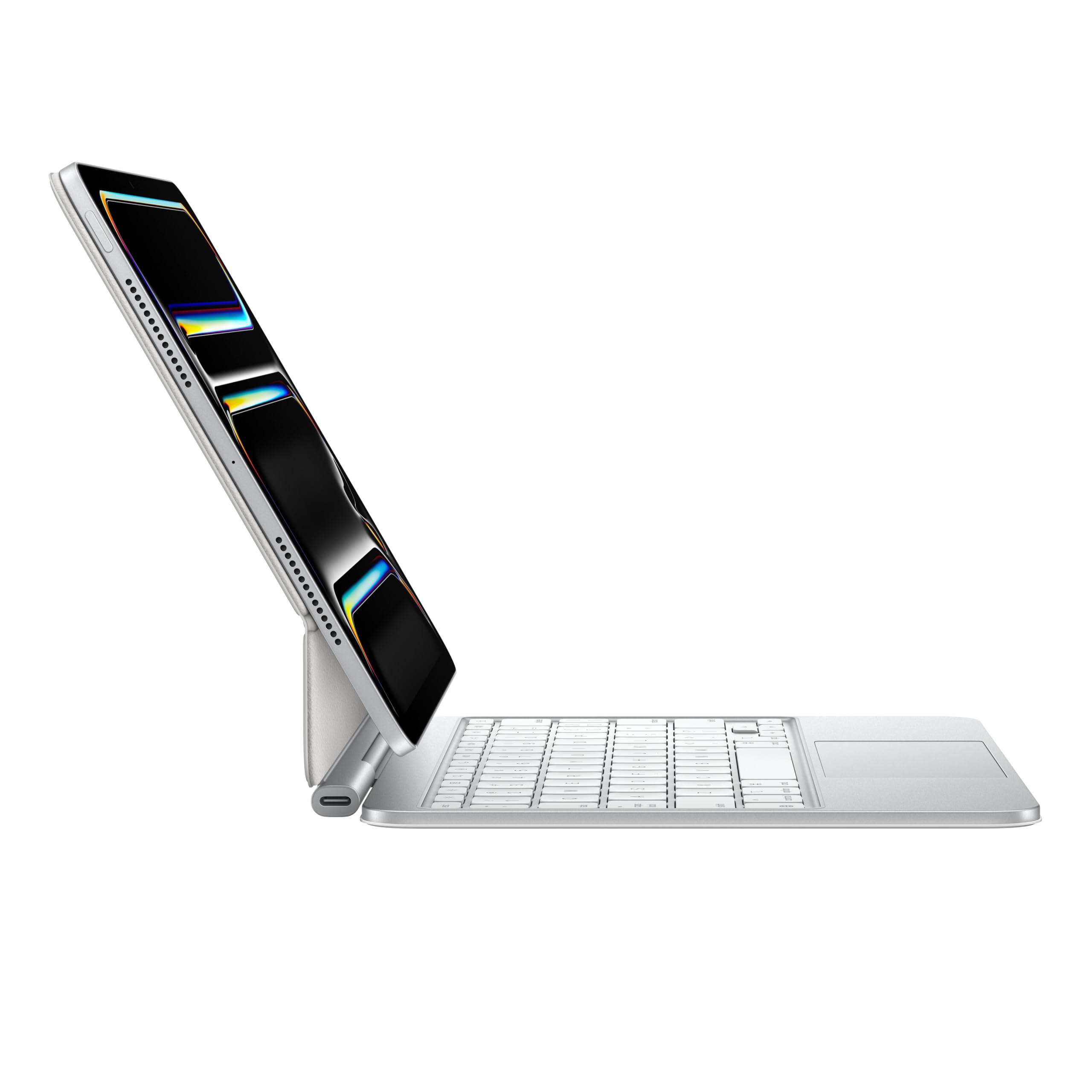Apple iPad Magic Keyboard Case for iPad Pro 11-inch (M4), Great Typing Experience, Built-in Trackpad, Function Row, US English - White
