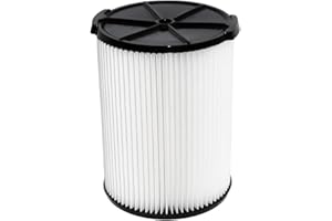 AULOEA Ridgid Vacs Filter Vf4000 Compatible with Standard Wet/dry Shop Vac 5 Gallons and Larger Vacuum Cleaner, Replacement Vf4000 filter. Also fits Craftsman and Husky (1)
