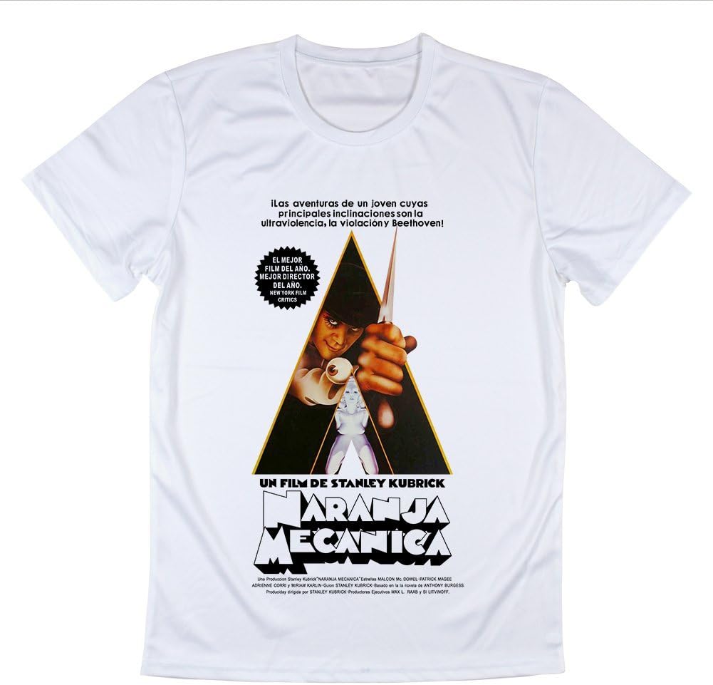 Fashion15Apparel Clockwork Orange Vintage Inspired T-Shirt Round Neck T Shirts Medium