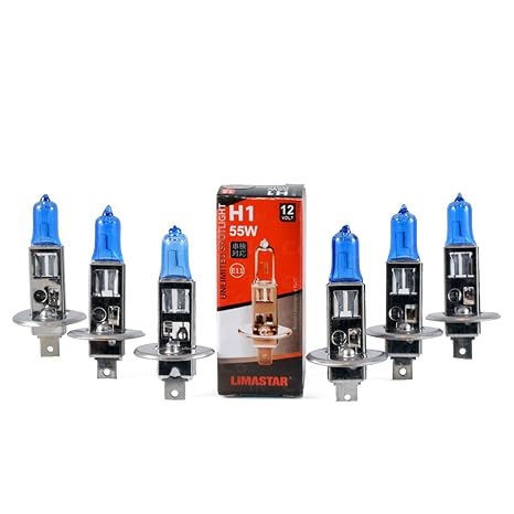 2 x 6 Volt 55 WATT H1 lampadine alogene