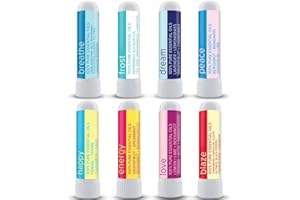 MOXE MOXĒ Nasal Inhaler Bundle, 8 Essential Oil Blends, Aromatherapy Sticks, Warming & Cooling Fragrances, Undiluted Oil, Natural Ingredients, Made in USA