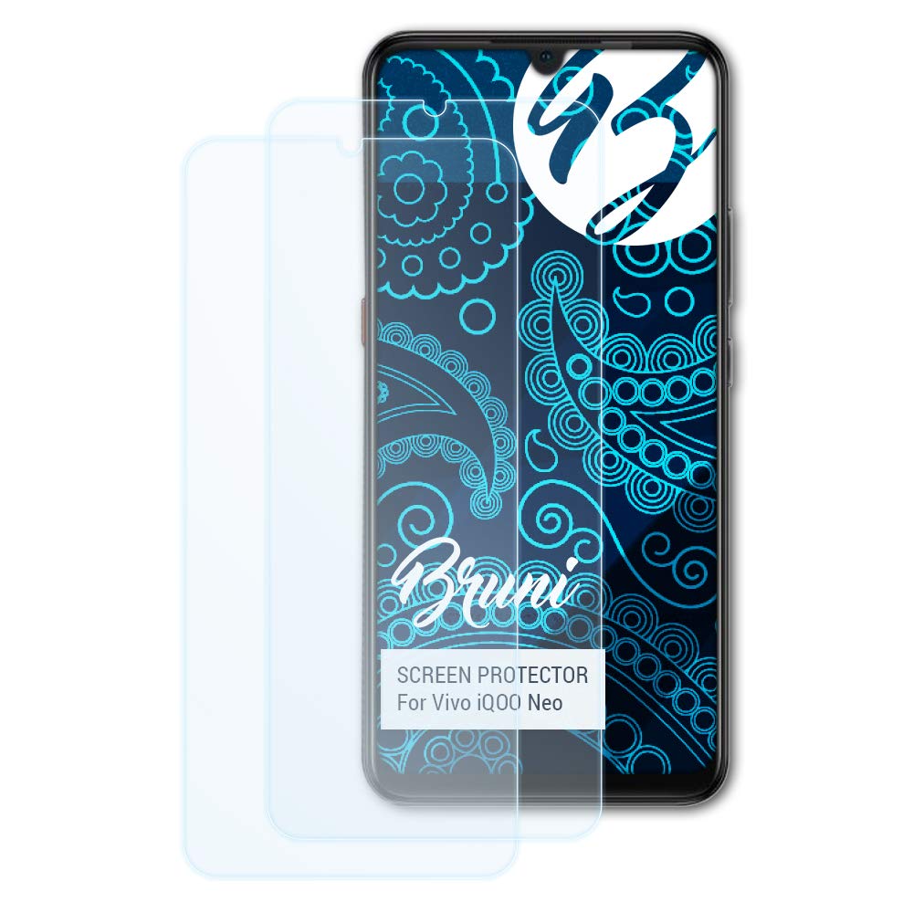 Bruni Screen Protector For IQOO 12 Pro - Crystal Clear Protective Film (2-Pack)