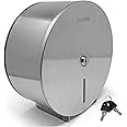 Scuddles Commercial Tissue Paper Holder Jumbo Toilet Paper Dispenser Stainless Steel for Commercial Or Home Use Wall Mount fo