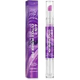 4-in-1 Cuticle Care Pen for Nails, Nail Polishing &amp; Cuticle Grooming Tool with Quartz Pusher and Buffer, Nourishing Nail Care Pen for Dry Cuticles, Portable Manicure Pen (1)