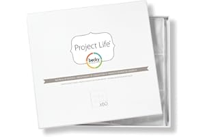 Becky Higgins 380000 Project Life Photo Pocket Page Protector-12 x 12-Design A (60 Pieces), 2.54 x 35.56 x 33.65 cm