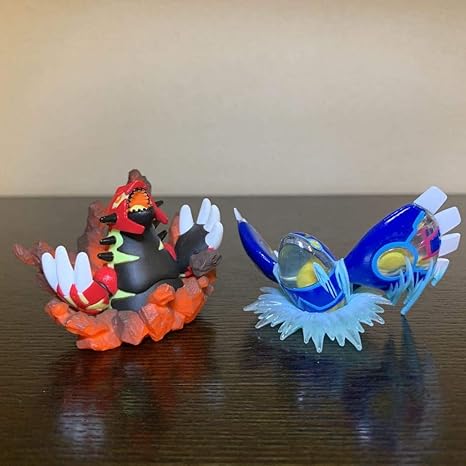 Amazon 海洋堂 オリジナル フィギュア 2種 ゲンシカイオーガ ゲンシグラードン ポケモン フィギュア ポケットモンスター 303 フィギュア ドール 通販