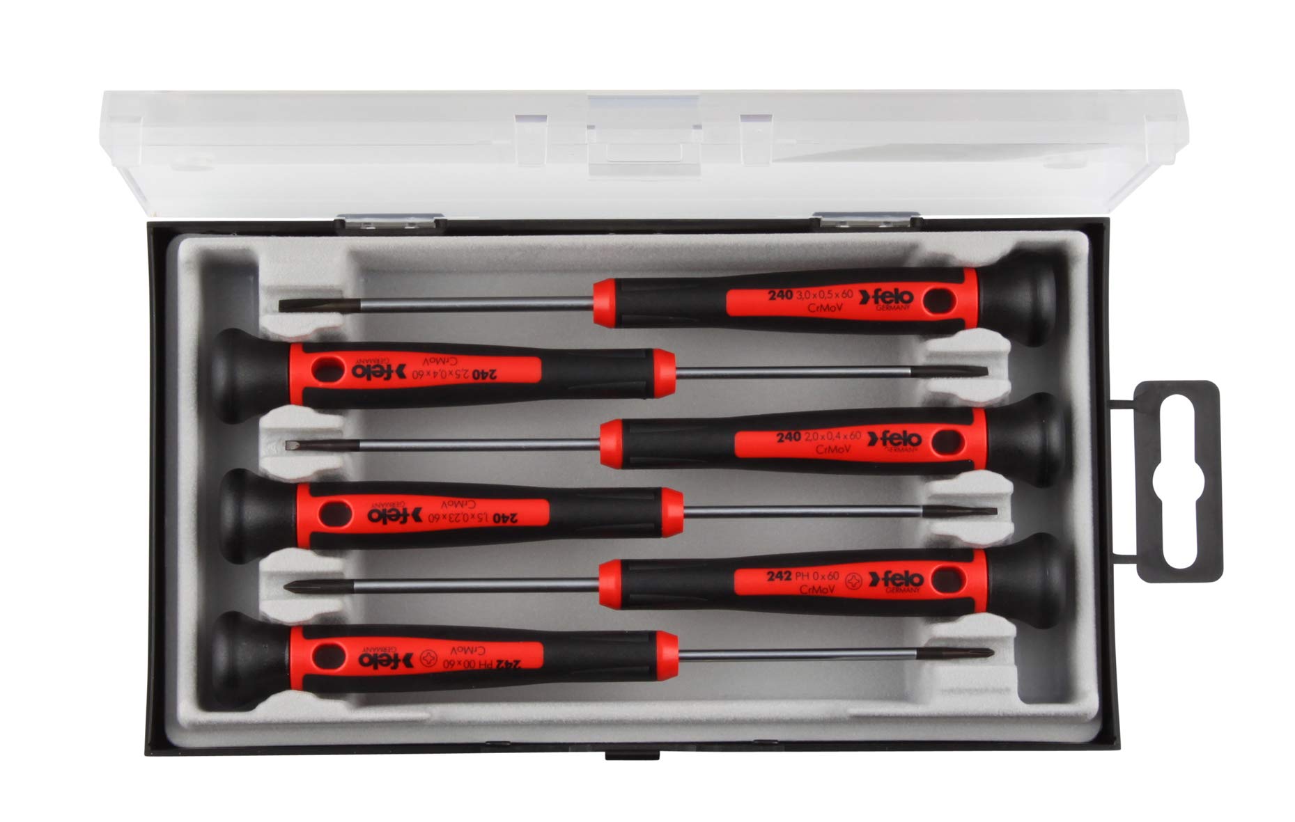 6 pc Slotted & Phillips Precision Screwdriver Set