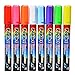 Sakiyr Liquid Chalk Markers, 8 Pack Dry Erase Markers (8 Color Assorted), Non-Toxic, Easy To Use, Amazing Neon Color Pen For All Ages