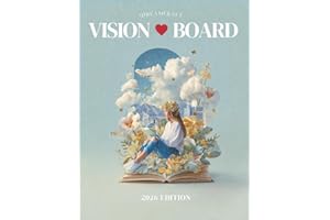 2026 DreamCraft Vision Board Clip Art Book for Women: Manifest Your Dream Home, Money, Mental Health, and Travel With a Colla