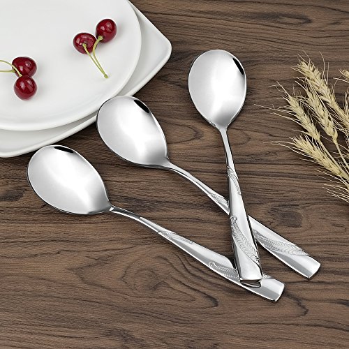 Nicesh Stainless Steel Buffet Serving Spoon, Set of 6 - Thumbnail 6