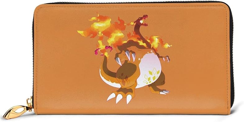 Amazon限定ブランドポケモン リザードン 長財布 一流の財布職人が作る 財布 本革 ラウンドファスナー 小銭入れ メンズ 男女兼用 Unbeanded 財布 Amazon