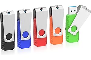 32 GB USB 3.0 Stick 5 Pack, KOOTION USB Memory Flash Drive USB 3.0 Stick 32 GB Thumb Drive USB Drive with LED Indicator for D