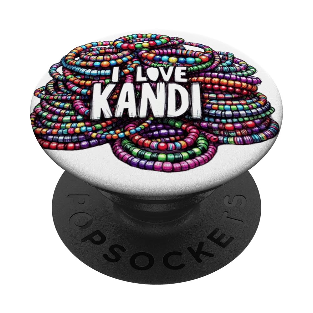 Kandi Graphic EDM Music Festival PLUR Hippie Rave Essential PopSockets Swappable PopGrip