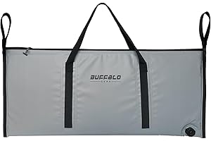 Buffalo Gear Insulated Fish Cooler Bag 40x18in 48x18in Leakproof Fish Kill Bag Portable Waterproof Fish Bag Keep Ice Cold Mor