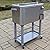 Oakland Living Stainless Steel 60 Quart Party Cooler Cart