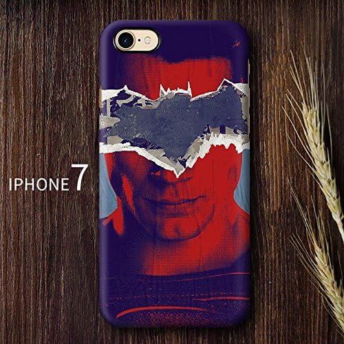 iPhone cases SUPERMAN Vs BATMAN Super Hero BLACK TPU Soft Case Cover for Apple iPhone 5/5S/5SE 6/6S 6 Plus/6 Plus S and 7 & 7 Plus (Apple iPhone 6/6S, Superman Vs Batman 1)