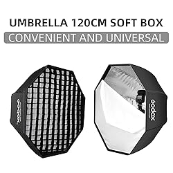 Godox 47.2"/120cm Octagon Umbrella Soft Box Kit
