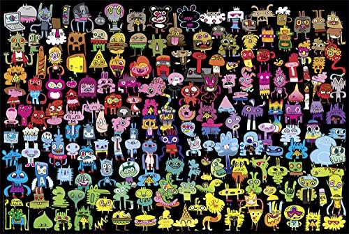 大人のための6000個のレインボーグラフィティパズルアートワーク カラフルな教育とレジャーのおもちゃ 安心の実績 高価 買取 強化中