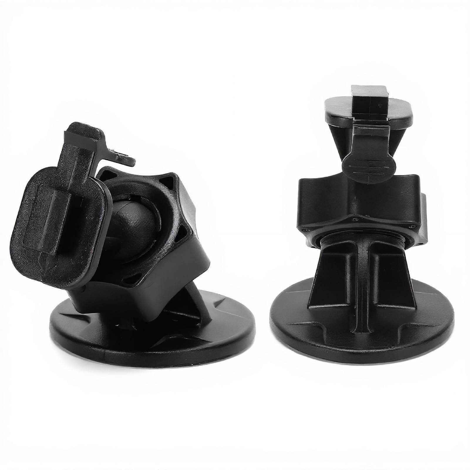 Dpofirs 2pcs Camera Car Windshield Suction Cup Mount, 360 Rotation Dash Cam Suction Mount Suction Cup Camera Mount for Cameras Car Windshield and Window(Single buckle card slot)