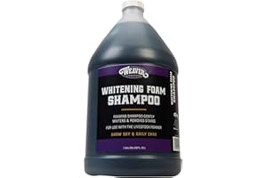 Weaver Leather Livestock Whitening Foam Shampoo, 1-Gallon,Dark
