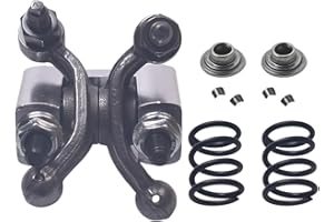 GUCIDDAK Racing Shaft Rocker Arm Set w Silver For Predator 212cc Non Hemi,Race retainers & 26lb Race Springs