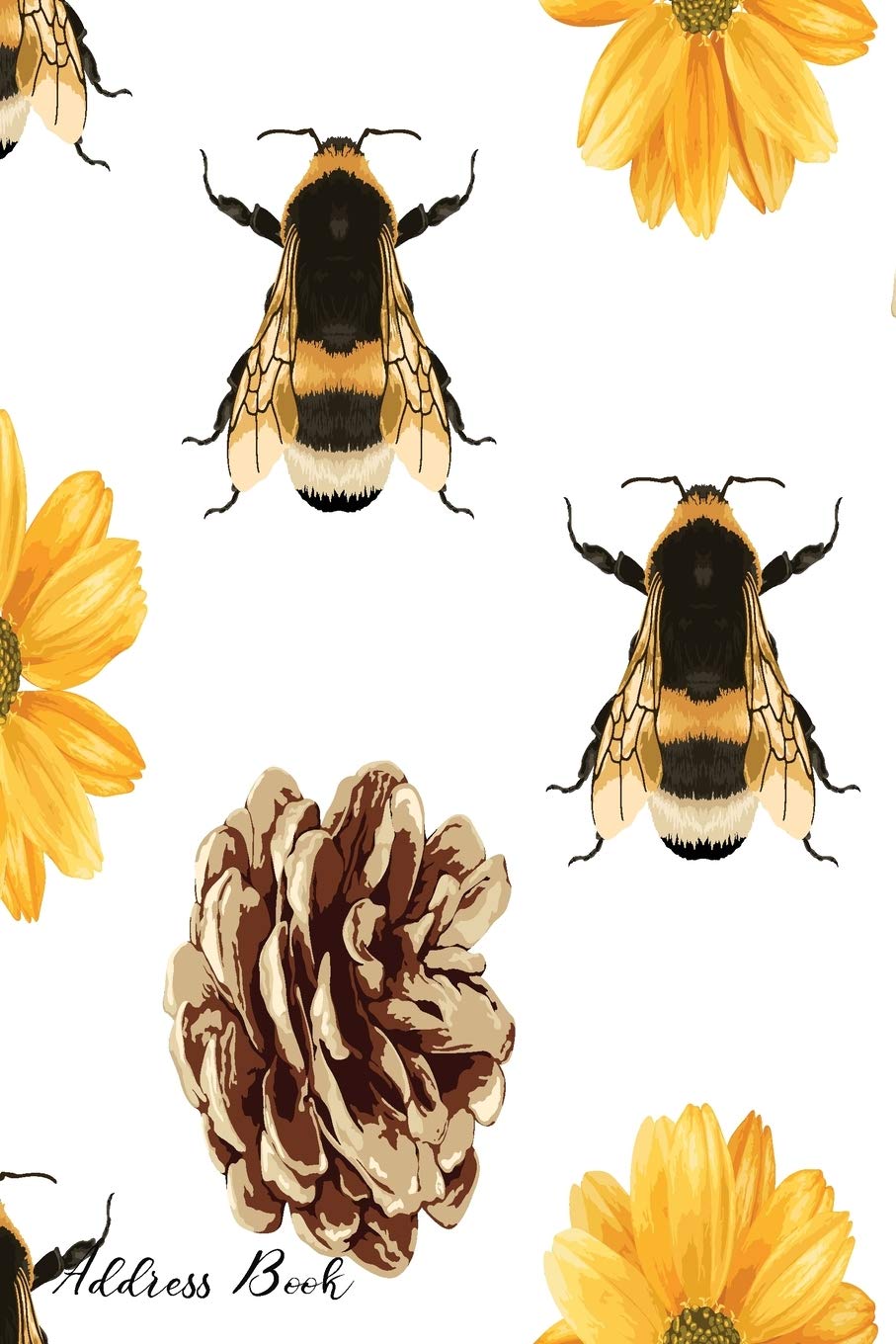 Address Book: For Contacts, Addresses, Phone, Email, Note,Emergency Contacts,Alphabetical Index With Vintage Beautiful Trendy Pattern