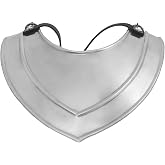 Lord of Battles Medieval Collar Gorget - Steel Knight Neck Armor for Cosplay, LARP, Reenactment &amp; Costume