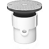 PROFLO PF42813 6" Brass Cover with 3" - 4" Adjustable Cleanout - N/A