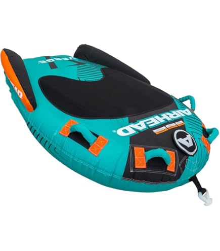 SportsStuff Airhead Stars And Stripes 1 Towable 1 Rider Tube For Boating And Water Sports, Made In The USA, Heavy Duty Full Nylon Cover And Patented Speed Safety Valve For - View #9