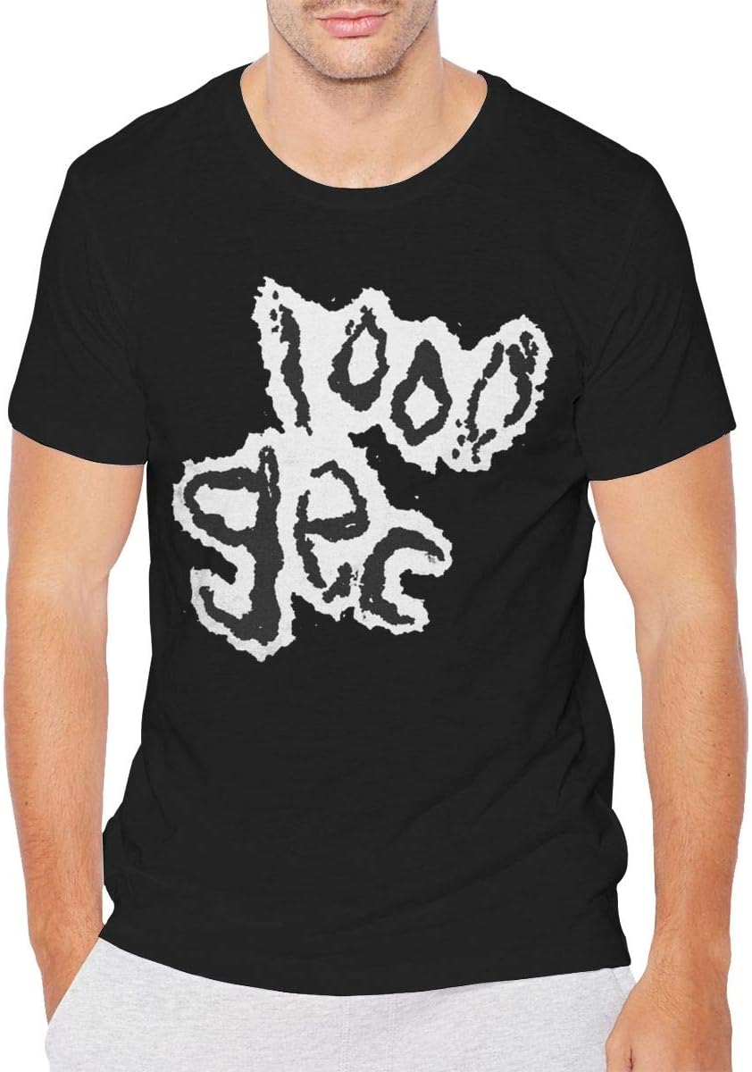 Jiang Lin 100 GECS Mens Short Sleeve Round Neck Summer Tshirt Fashion Casual Black