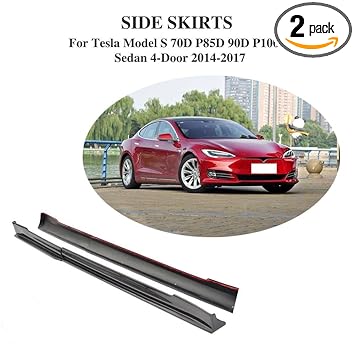 Amazoncom Jc Sportline Carbon Fiber Side Skirts Rocker